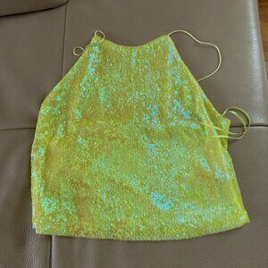 ZARA Women's Sequin Top Size Medium
